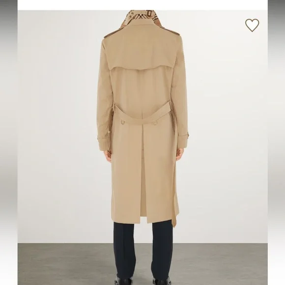 Burberry Kensington Tan Heritage Trench Coat with removable liner - Picture 3 of 15